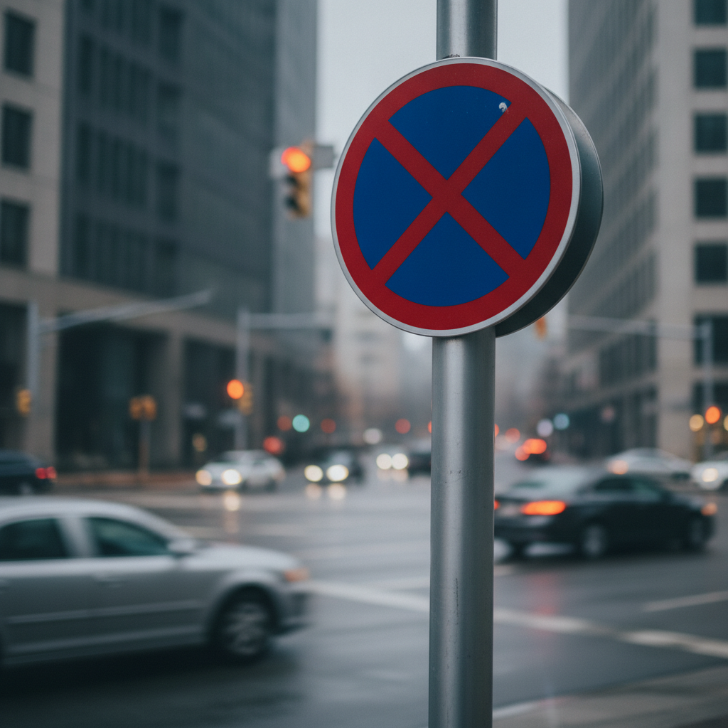 Kur negalima stovėti: ką reiškia ženklas ir kokios baudos?
